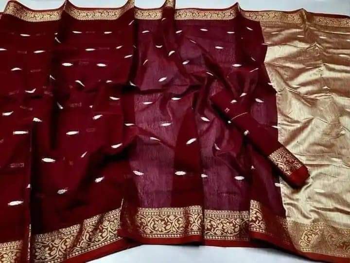 Tangail's Cotton stylish Buti Saree
