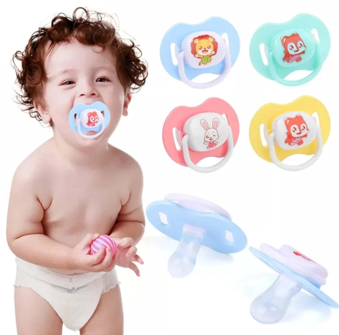 Applebear Newborn Pacifier Petals Type Silicone Pacifiers for 0-3m Baby – Multicolor