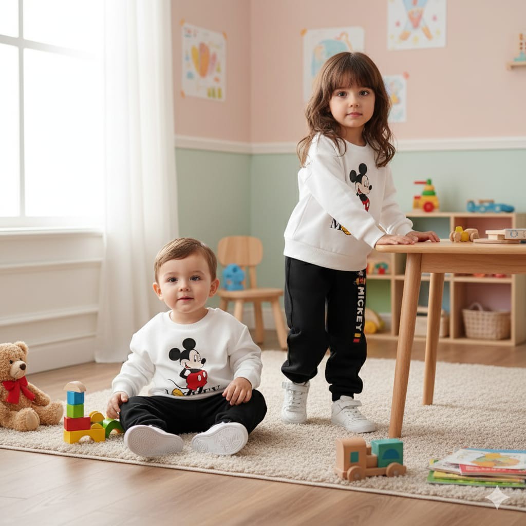 Boys/Girls Sweatshirt and Trouser Set – Cozy Kids Wear