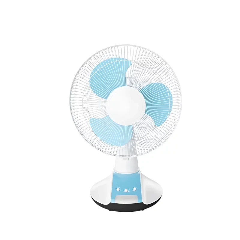 Novena Defender 12-Inch Rechargeable Table Fan (NCF-112) – Blue