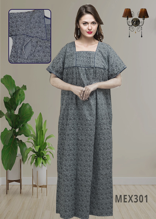 Nursing Cotton Maxi For Ladies