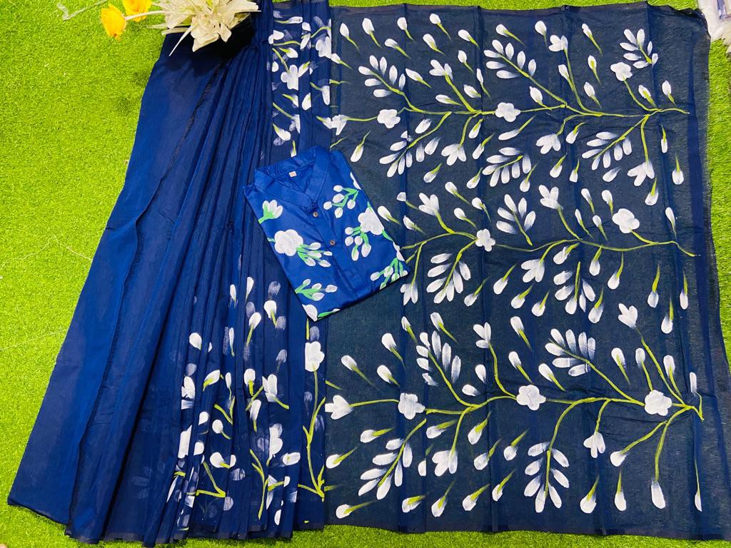 Exclusive Design Hand Print Couple Dress For Sweet Couple For Women Ladies