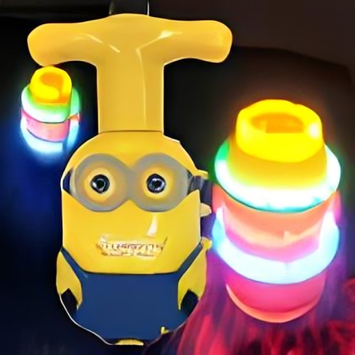LED Light Up Flashing Spinning Tops Flashing Music Gyro Spinning 2pcs