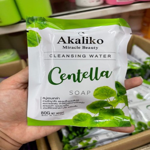 Akaliko Miracle Beauty Cleansing Water Centella soap 80g