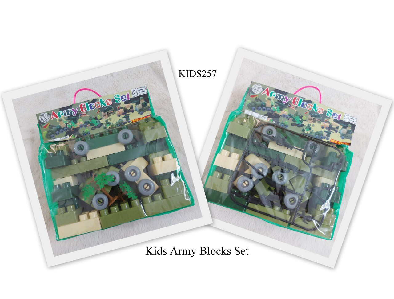 Kids Army Blocks Set