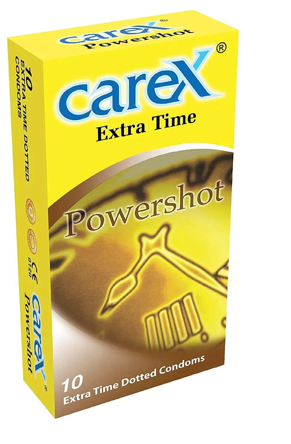 Carex Powershot Extra Time Condom for Men | 10pcs Pack | Made in Malaysia