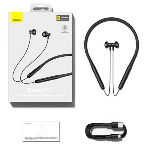Baseus Bowie P1 Bluetooth Half In-ear Neckband Wireless Earphone