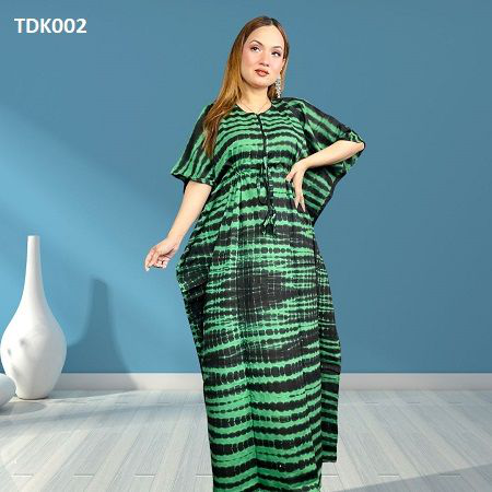 Tie Dye Batik Kaftan Maxi (2)