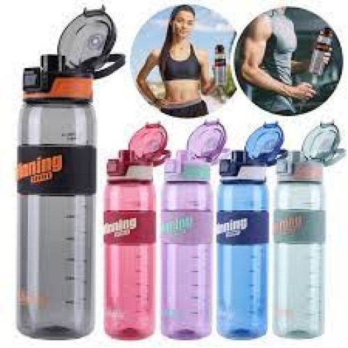 1000ml Large Capacity Portable Winning Spirit Motivational Water Bottle