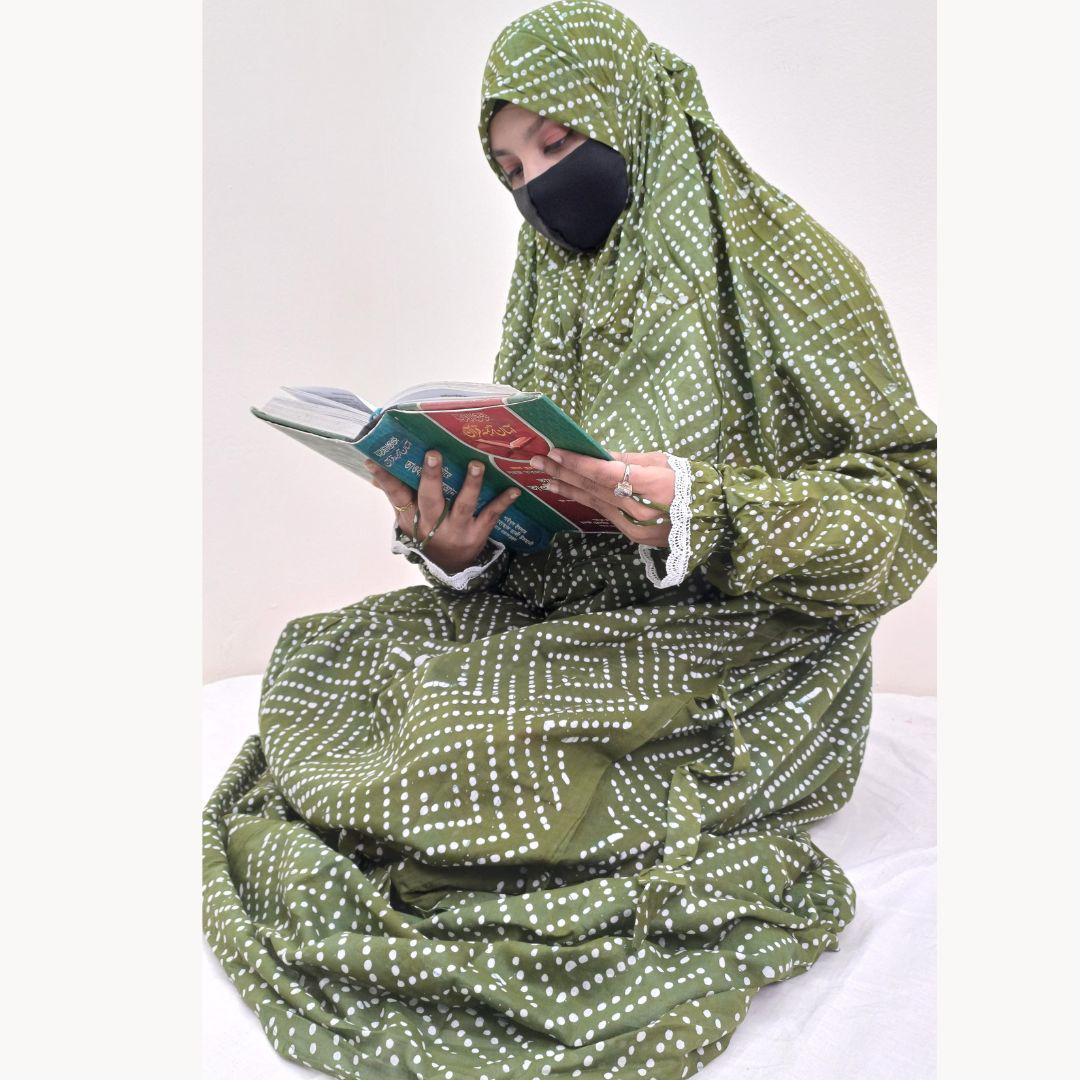 Bexi Batik Salat Long Hijab For Ladies