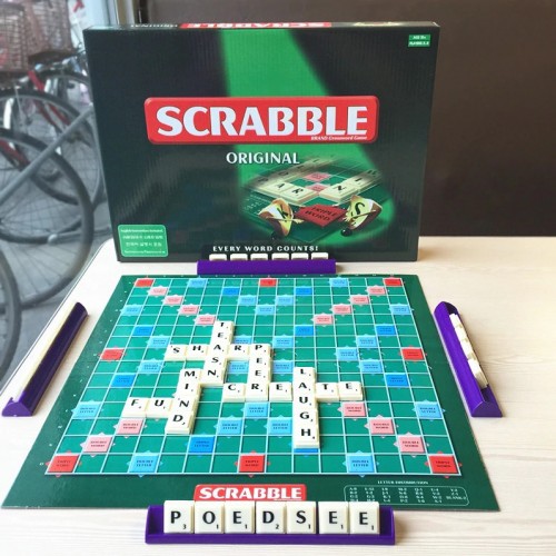 Scrabble Classic Word And Spelling Crossword Board Game