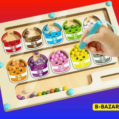 Wooden Montessori Magnetic Color Sorting Games BD Price