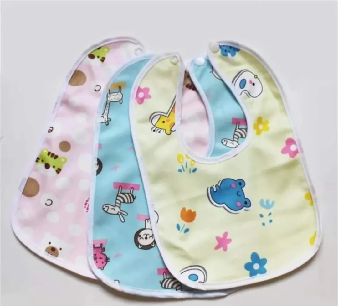 3pcs Soft Cotton Bibs/ Bip/ Bib for Baby Multicolor