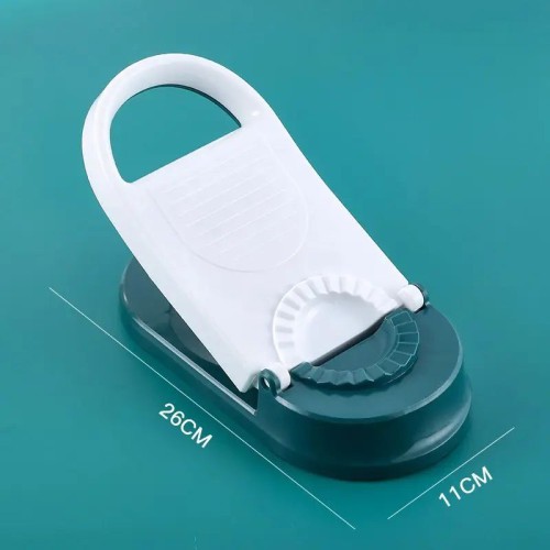 2 In 1 Dumpling Maker/ Pitha Maker (Green and White)