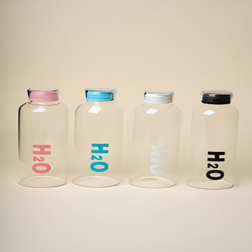 H2O glass water bottles 500ml  price in Bangladesh