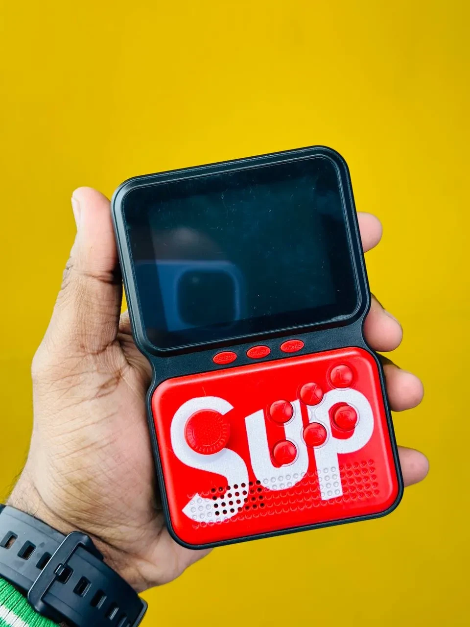 Sup M3 Video Games Consoles Retro Classic 900 Games In 1 Handheld Gaming Players Sup Console Game Box- Red Color