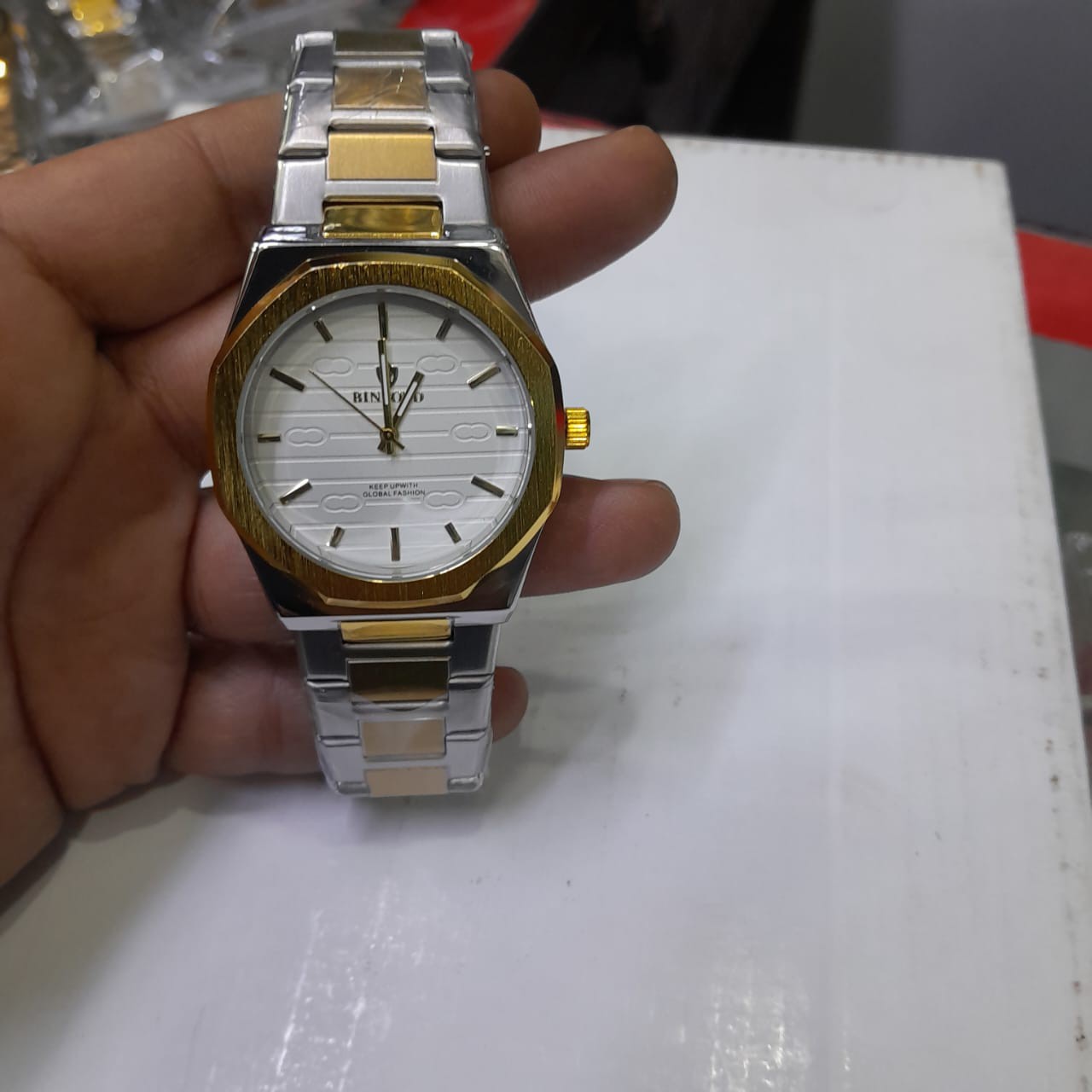 BINBOND 818 Stainless Steel Quartz Fashionable Premium Watch (1)