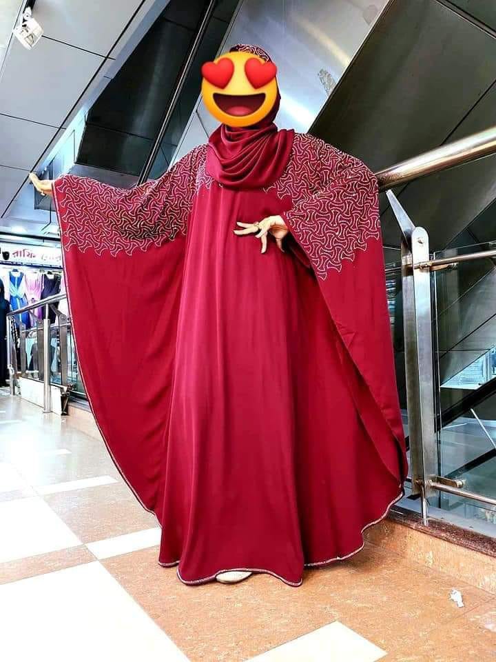 Original Abaya Borka with Hijab