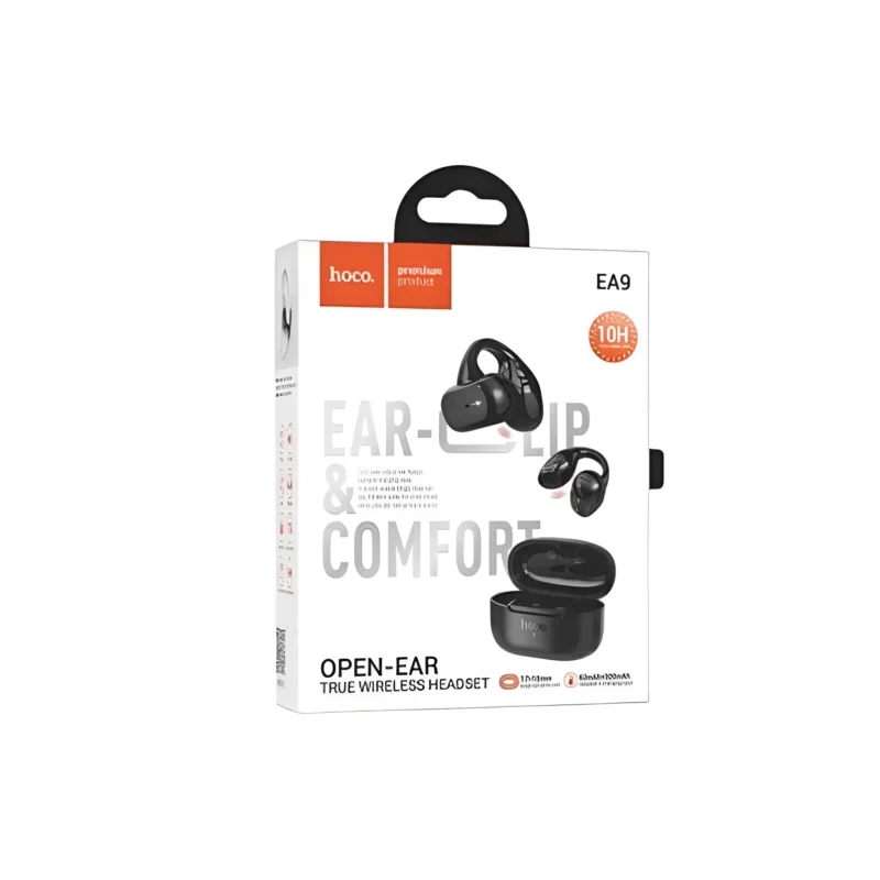 Hoco EA9 TWS Open-Ear Clip Earbuds – Black