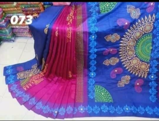 Embroidered Dupion Silk Saree