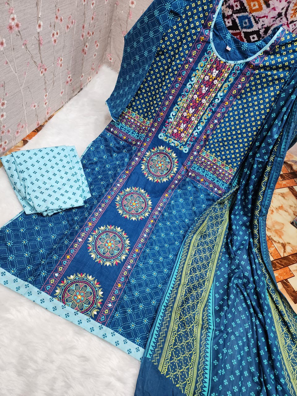 Slap Cotton Three Piece