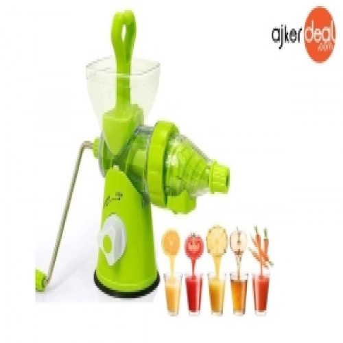 Manual Hand Juice Maker Plastic Handel