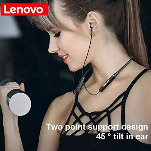 Lenovo QE03 Wireless Neckband Bluetooth Earphones