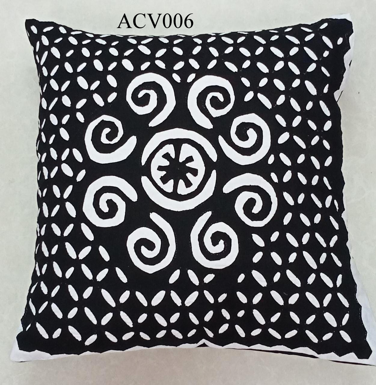 Cutwork Applique Cushion Cover (1)