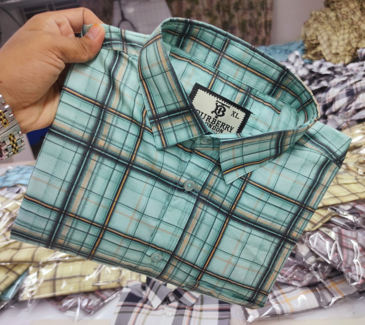 Cotton full Sleeve Check Shirt (1)