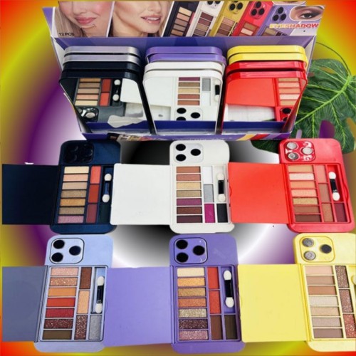 Iphone 14 Pro Max Shaped 11 Color Eyeshadow Palette with Mirror Back best price in bd