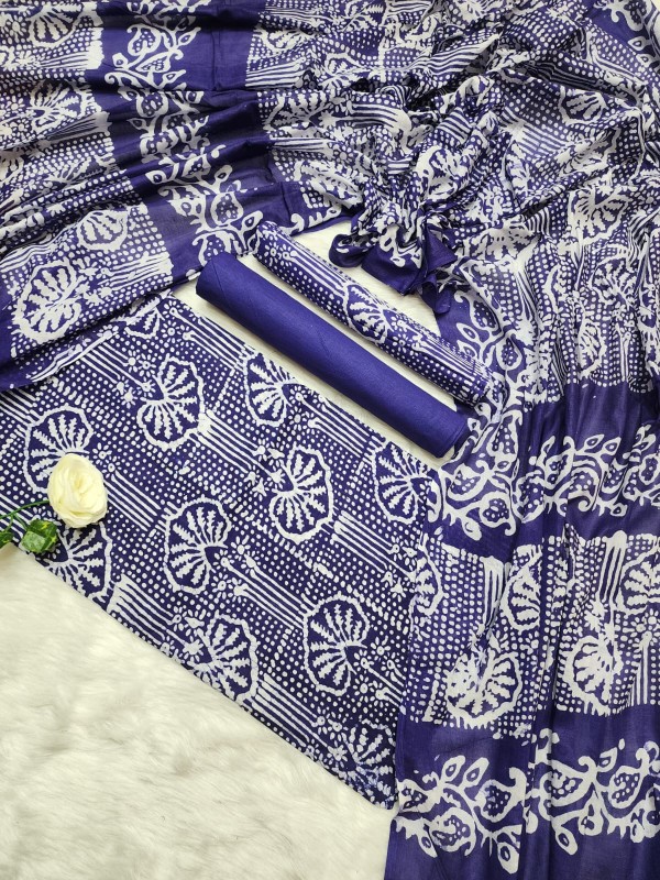 Organdy wax batik three piece (1)