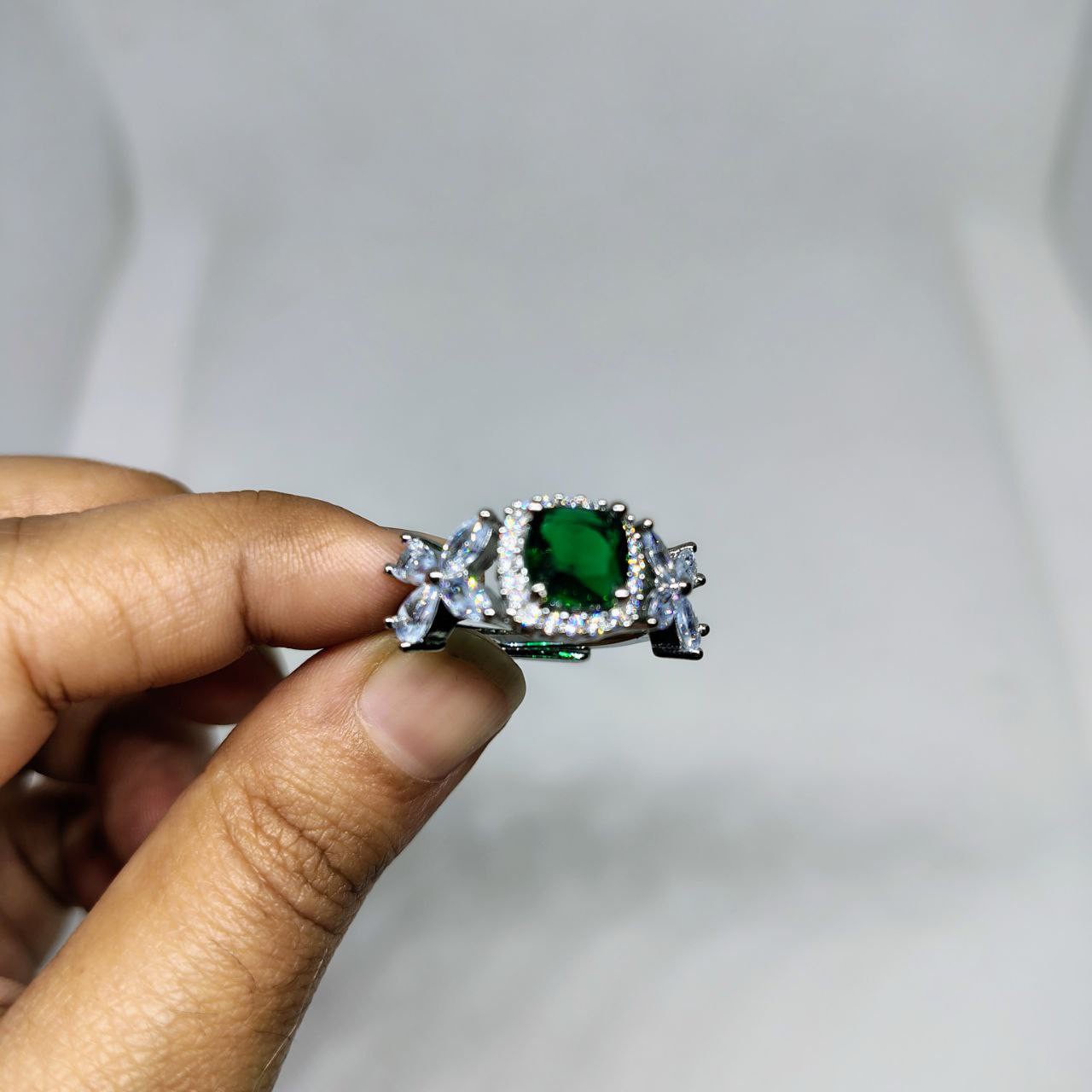 Royal Ruby Blossom Ring