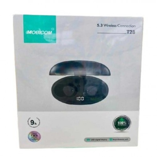 Mobicom TWS T28 Bluetooth Earbuds