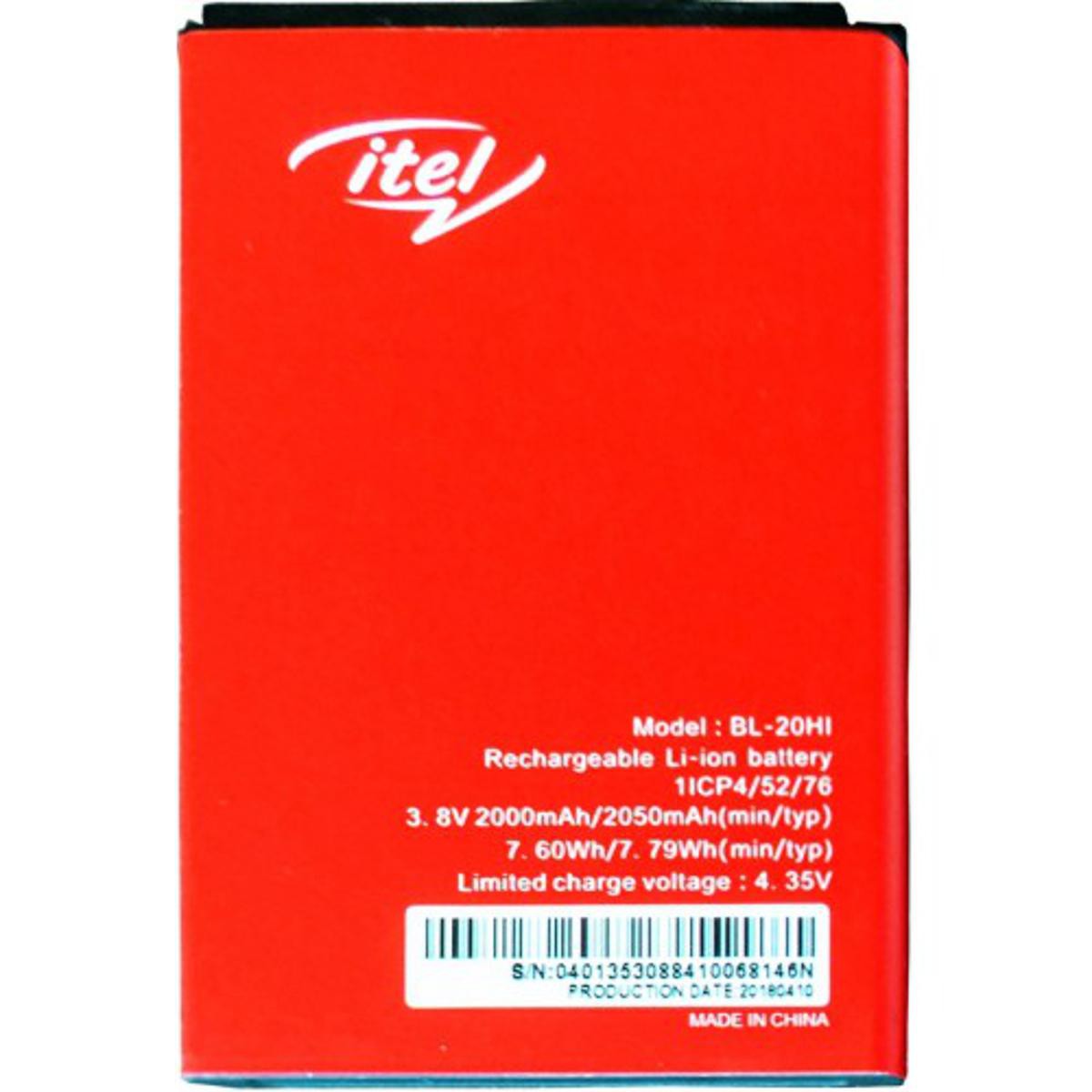 Itel Battery BL 20Hi / BL-20Hi For Itel A16 / A16 Plus / A32F / A23