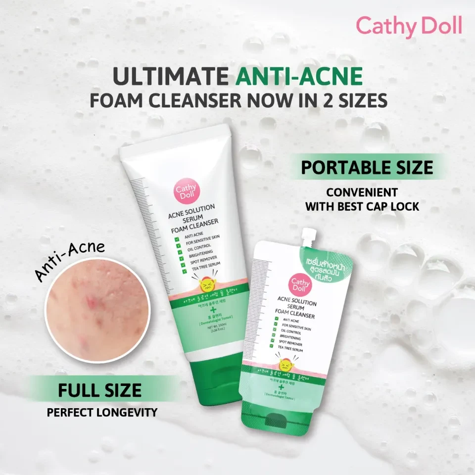 Cathy Doll Acne Solution Face Wash Serum – 100ml