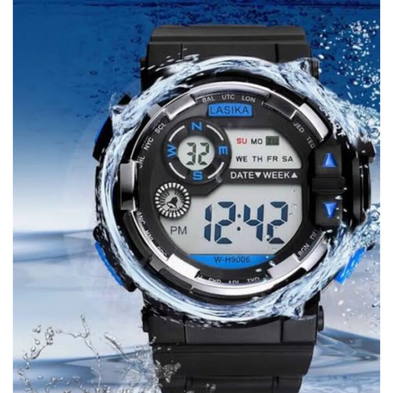LASIKA W-H9006 Water Resistance/ Waterproof Silicon Digital Watch for Men (3)