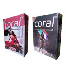 Coral Dotted Extra Time & Long-Lasting Extra Time Condom | Combo Pack 3×2=6pcs | Malaysia