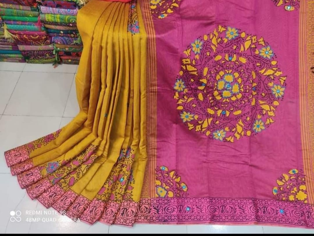 Embroidered Dupion Silk Saree