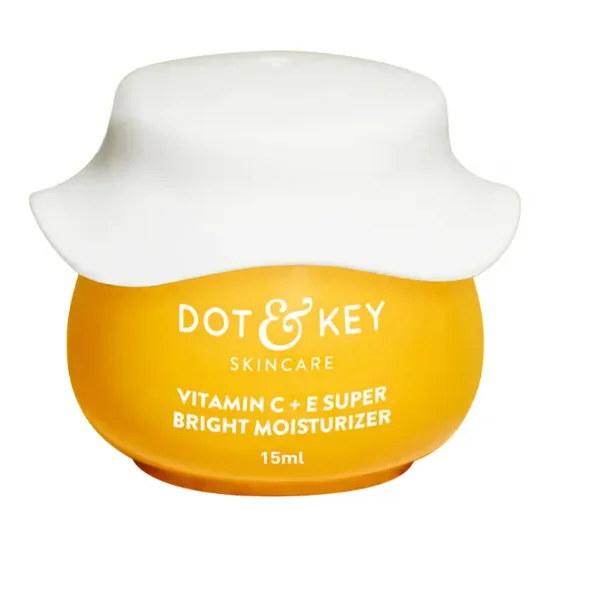 Dot & Key Vitamin C + E Super Bright Moisturizer 60ml For Face | Vitamin C Face Moisturizer|Reduces Skin Dullness|Oil Free & Lightweight | For All Skin Types | India