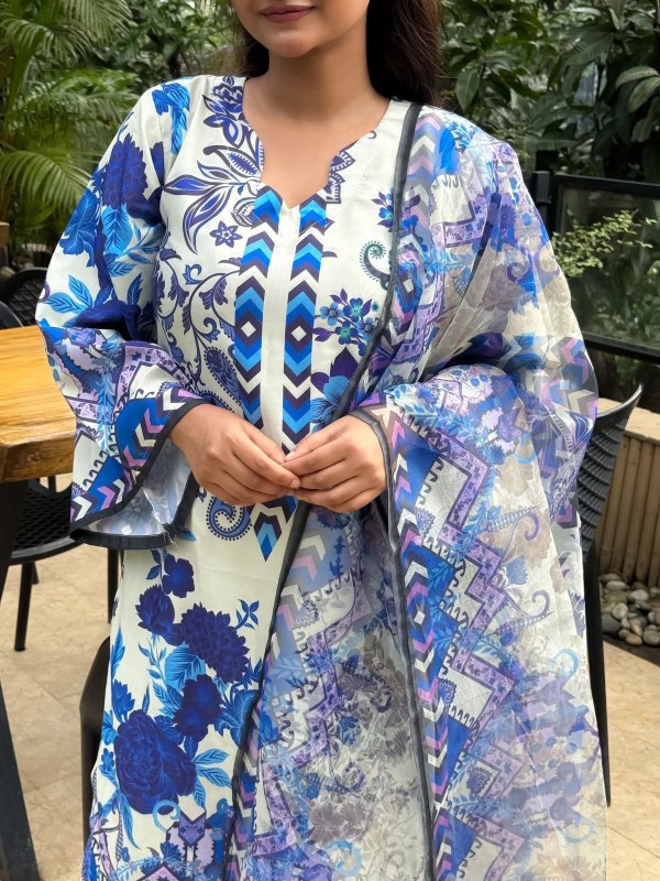 Digital Print Three Piece