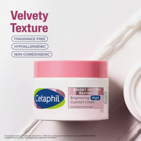 Cetaphil Healthy Radiance Brightening Night Comfort Cream 50g | India
