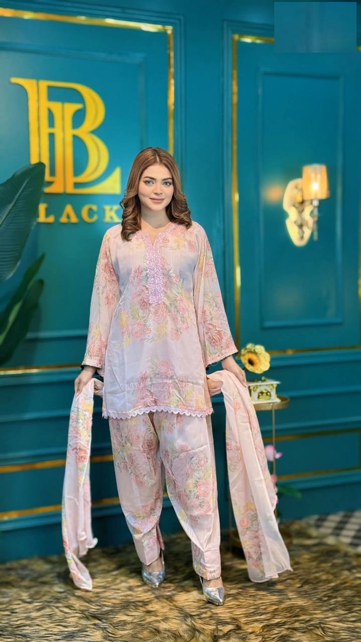 Pakistani Inspired Three peace