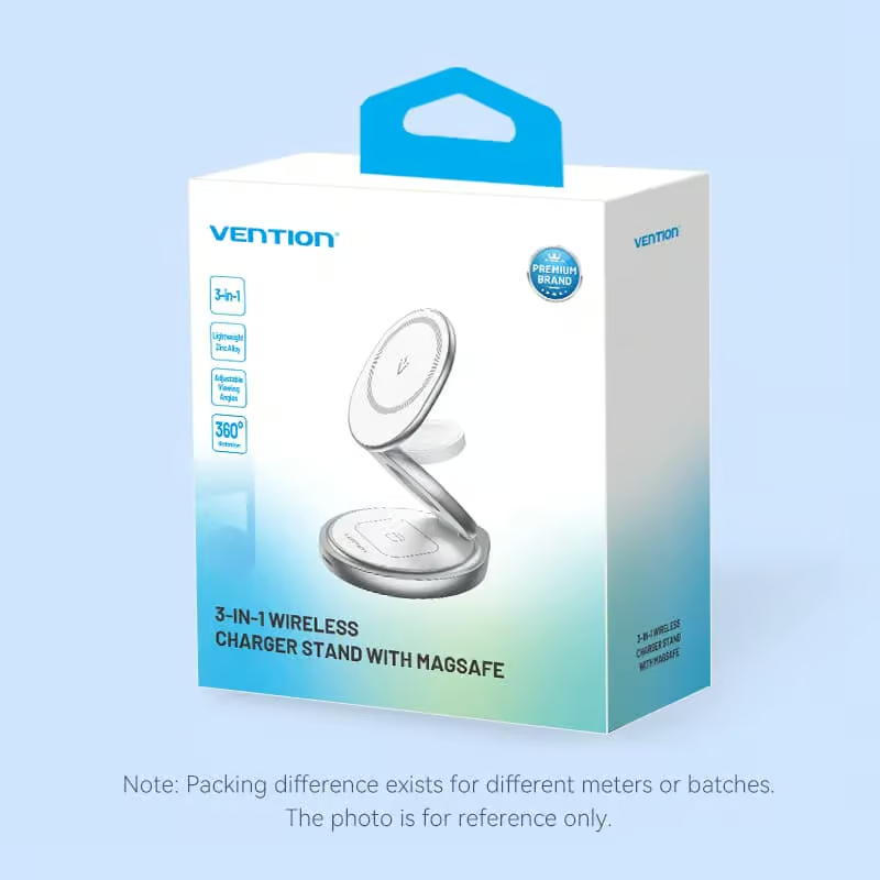 VENTION FGEI0 3-in-1 MagSafe Charger Stand for Apple