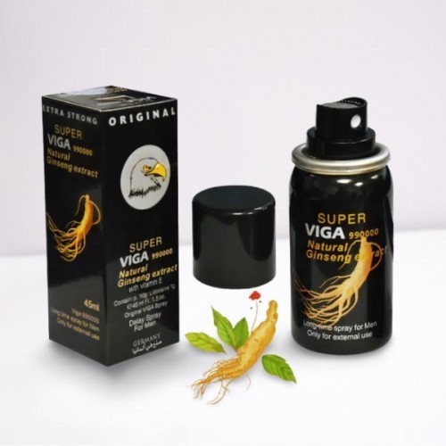 Super Viga Spray 990000 Natural Ginseng Extract 45ml made in Germany
