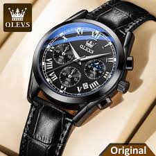 Fashionable Glass Quartz Analog Men's Watch -(2)