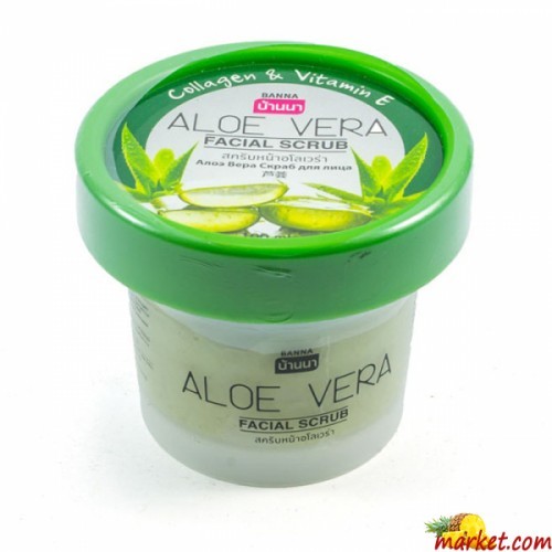 Aloe vera facila scrub