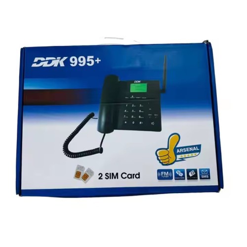 DDK 995+ GSM Dual SIM Phone Fixed Wireless Desktop Telephone
