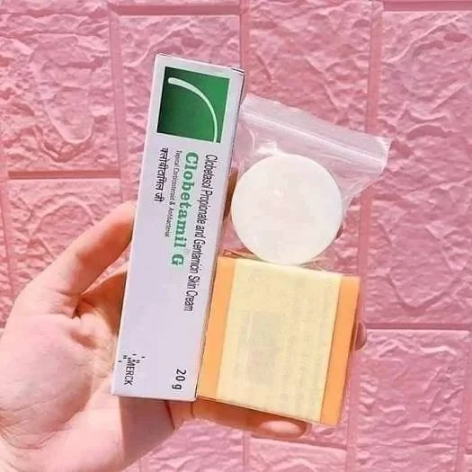3 in 1 Clobetamil G Skin Soap + Cream Set