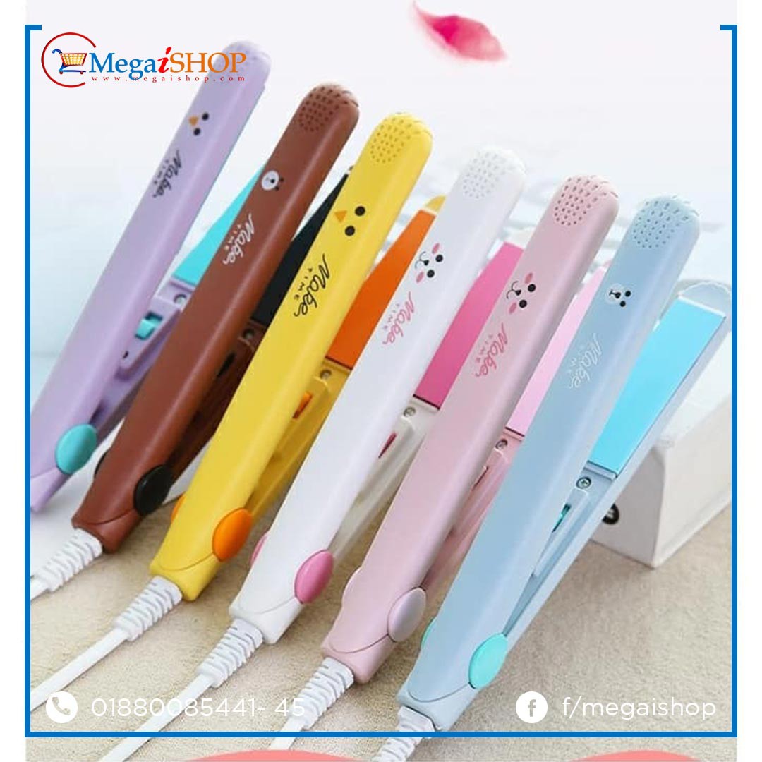 Mini Make Time Ceramic Portable Hair Straightener | 1pcs Hair Straightener | Multicolor