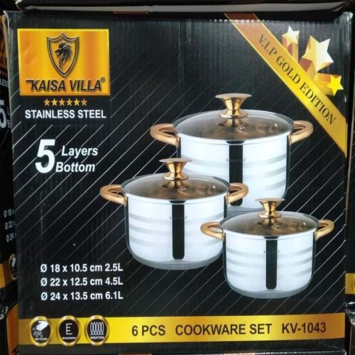 Kaisa Villa Still Cookware Set 6 pcs